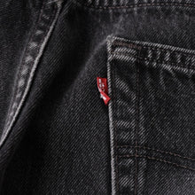 画像をギャラリービューアに読み込む, 極美品 CHROME HEARTS クロムハーツ Levi's リーバイス 501 デニム ブラック クロスパッチ ラージクロス スモールクロス サイズ34 中古 4a006484