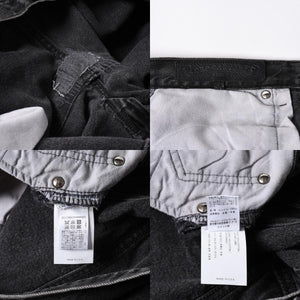 極美品 CHROME HEARTS クロムハーツ Levi's リーバイス 501 デニム ブラック クロスパッチ ラージクロス スモールクロス サイズ34 中古 4a006484