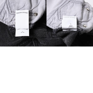 極美品 CHROME HEARTS クロムハーツ Levi's リーバイス 501 デニム ブラック クロスパッチ ラージクロス スモールクロス サイズ34 中古 4a006484