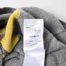 画像をギャラリービューアに読み込む, CHIRSTIAN DIOR クリスチャンディオール 5 Swords カシミヤセーター 8C24567ZL104 マリア グラツィア キウリ ペンタグラム 蜂刺繍 グレー イエロー 美品 中古 4a006391