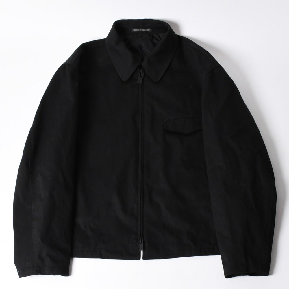 極美品 Y's for men 24AW ジップアップブルゾン アウター ライダースジャケット サイズ4 ブラック MP-Y01-011 中古 4a005912