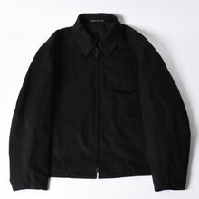 Load the image into the gallery viewer. 極美品 Y's for men 24AW ジップアップブルゾン アウター ライダースジャケット サイズ4 ブラック MP-Y01-011 中古 4a005912