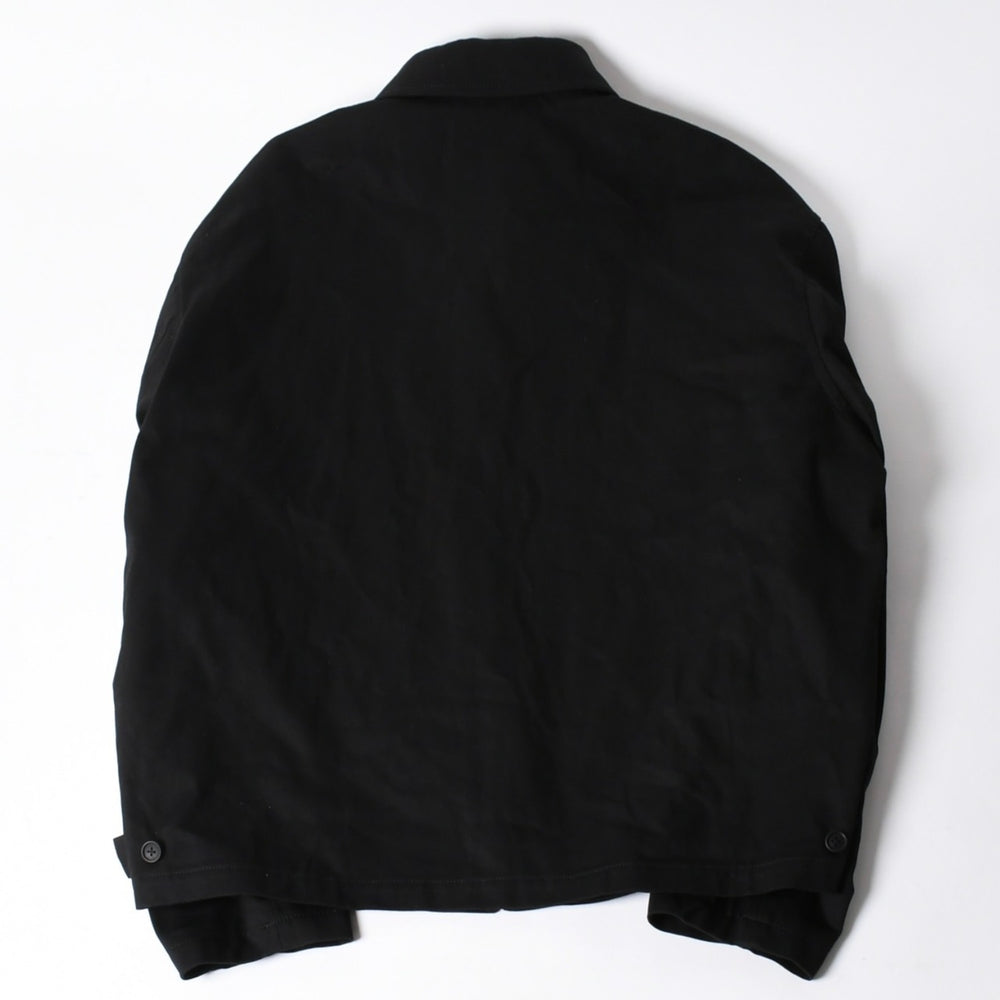 極美品 Y's for men 24AW ジップアップブルゾン アウター ライダースジャケット サイズ4 ブラック MP-Y01-011 中古 4a005912