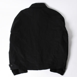極美品 Y's for men 24AW ジップアップブルゾン アウター ライダースジャケット サイズ4 ブラック MP-Y01-011 中古 4a005912