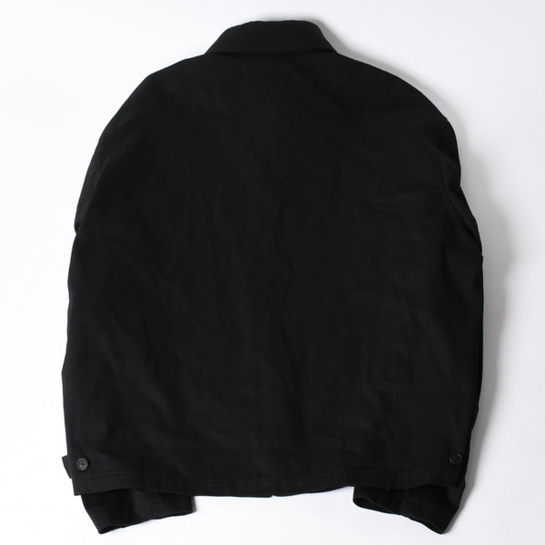 極美品 Y's for men 24AW ジップアップブルゾン アウター ライダースジャケット サイズ4 ブラック MP-Y01-011 中古 4a005912
