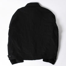 Load the image into the gallery viewer. 極美品 Y's for men 24AW ジップアップブルゾン アウター ライダースジャケット サイズ4 ブラック MP-Y01-011 中古 4a005912