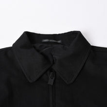 Load the image into the gallery viewer. 極美品 Y's for men 24AW ジップアップブルゾン アウター ライダースジャケット サイズ4 ブラック MP-Y01-011 中古 4a005912