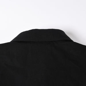 極美品 Y's for men 24AW ジップアップブルゾン アウター ライダースジャケット サイズ4 ブラック MP-Y01-011 中古 4a005912