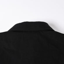 Load the image into the gallery viewer. 極美品 Y's for men 24AW ジップアップブルゾン アウター ライダースジャケット サイズ4 ブラック MP-Y01-011 中古 4a005912