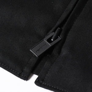 極美品 Y's for men 24AW ジップアップブルゾン アウター ライダースジャケット サイズ4 ブラック MP-Y01-011 中古 4a005912