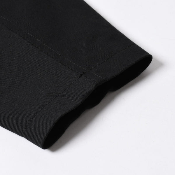 極美品 Y's for men 24AW ジップアップブルゾン アウター ライダースジャケット サイズ4 ブラック MP-Y01-011 中古 4a005912