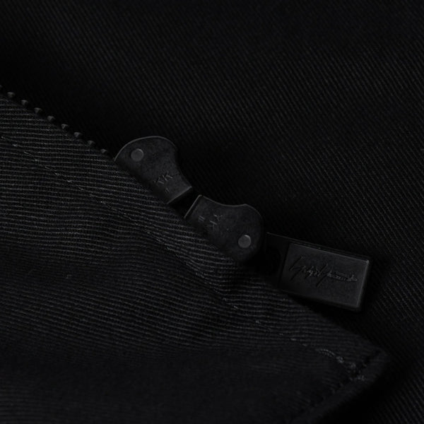 極美品 Y's for men 24AW ジップアップブルゾン アウター ライダースジャケット サイズ4 ブラック MP-Y01-011 中古 4a005912