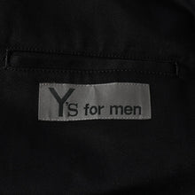 Load the image into the gallery viewer. 極美品 Y's for men 24AW ジップアップブルゾン アウター ライダースジャケット サイズ4 ブラック MP-Y01-011 中古 4a005912