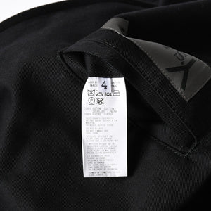 極美品 Y's for men 24AW ジップアップブルゾン アウター ライダースジャケット サイズ4 ブラック MP-Y01-011 中古 4a005912