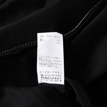 Load the image into the gallery viewer. 極美品 Y's for men 24AW ジップアップブルゾン アウター ライダースジャケット サイズ4 ブラック MP-Y01-011 中古 4a005912