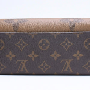 LOUIS VUITTON ルイヴィトン ポルトフォイユ サラ M80726 長財布 ロングウォレット ブラウン モノグラムキャンバス ジャイアントリバースキャンバス 良品 中古 4a006183