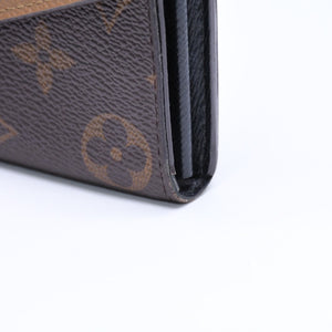 LOUIS VUITTON ルイヴィトン ポルトフォイユ サラ M80726 長財布 ロングウォレット ブラウン モノグラムキャンバス ジャイアントリバースキャンバス 良品 中古 4a006183