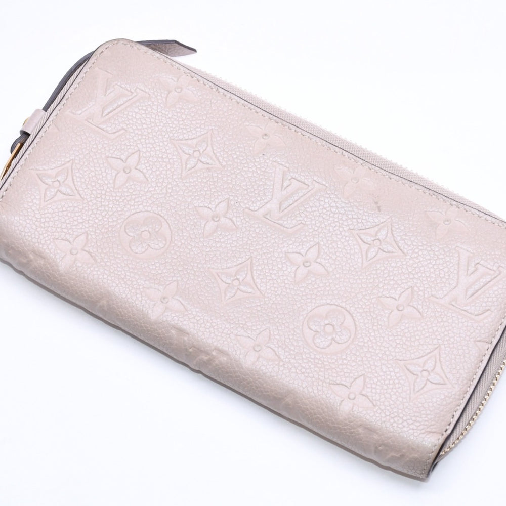 LOUIS VUITTON ルイヴィトン ジッピーウォレット M28792 長財布 ロングウォレット モノグラムアンプラント トゥルトレール エンボス加工 ゴールド金具 美品 中古 4a006177