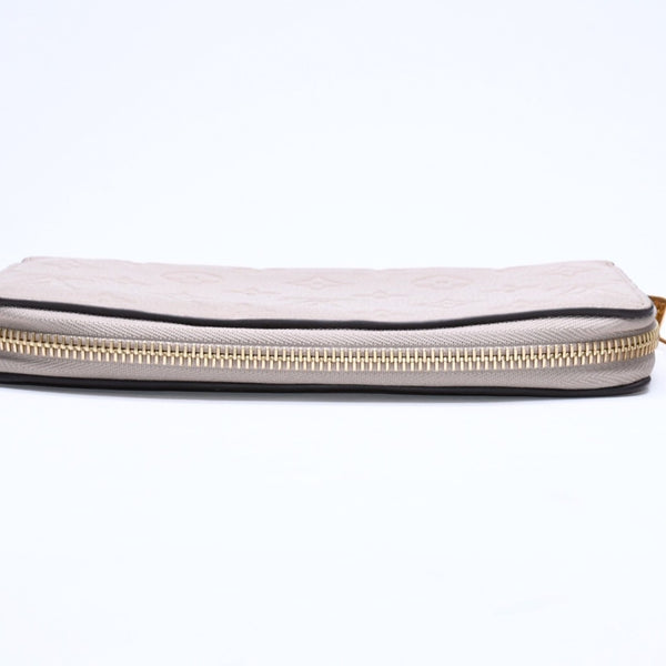 LOUIS VUITTON ルイヴィトン ジッピーウォレット M28792 長財布 ロングウォレット モノグラムアンプラント トゥルトレール エンボス加工 ゴールド金具 美品 中古 4a006177