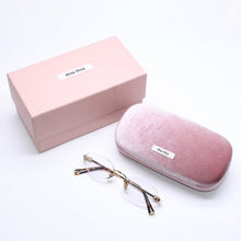 画像をギャラリービューアに読み込む, 極美品 MIU MIU ミュウミュウ 眼鏡 メガネ アイウェア オーバル型 リムレスサングラス SMUA54 サイズ51◻︎20 中古 4a006475