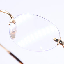画像をギャラリービューアに読み込む, 極美品 MIU MIU ミュウミュウ 眼鏡 メガネ アイウェア オーバル型 リムレスサングラス SMUA54 サイズ51◻︎20 中古 4a006475