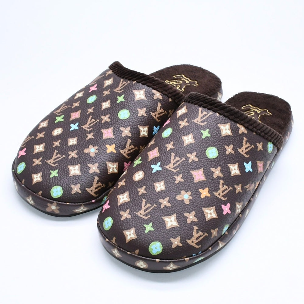 新品同様品 LOUIS VUITTON ルイヴィトン LV パレス ライン ミュール スリッパ サイズ3 モノグラム クラギー Tyler The Creator 中古 4a006367