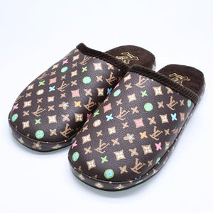 新品同様品 LOUIS VUITTON ルイヴィトン LV パレス ライン ミュール スリッパ サイズ3 モノグラム クラギー Tyler The Creator 中古 4a006367
