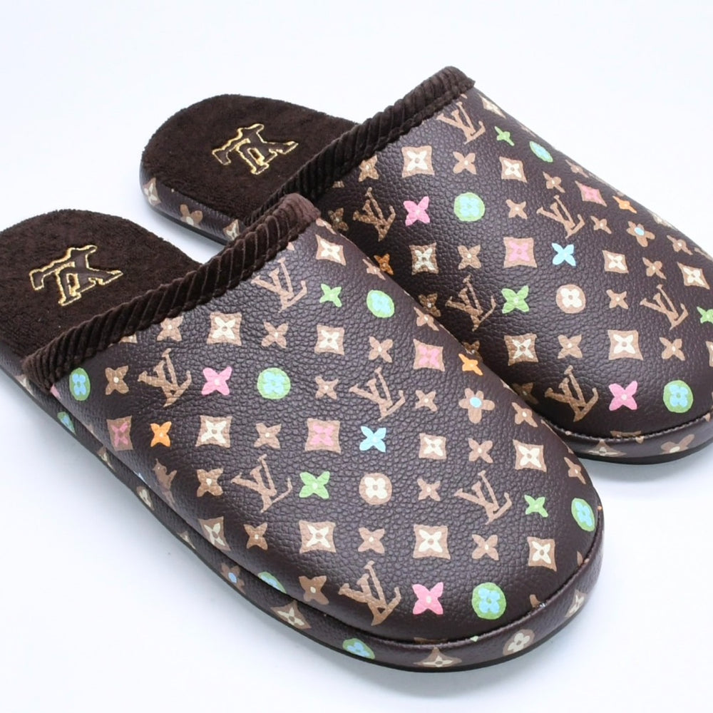 新品同様品 LOUIS VUITTON ルイヴィトン LV パレス ライン ミュール スリッパ サイズ3 モノグラム クラギー Tyler The Creator 中古 4a006367