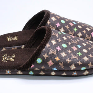 新品同様品 LOUIS VUITTON ルイヴィトン LV パレス ライン ミュール スリッパ サイズ3 モノグラム クラギー Tyler The Creator 中古 4a006367