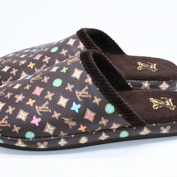 新品同様品 LOUIS VUITTON ルイヴィトン LV パレス ライン ミュール スリッパ サイズ3 モノグラム クラギー Tyler The Creator 中古 4a006367