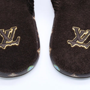 新品同様品 LOUIS VUITTON ルイヴィトン LV パレス ライン ミュール スリッパ サイズ3 モノグラム クラギー Tyler The Creator 中古 4a006367