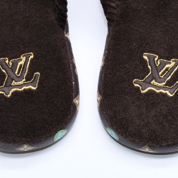 新品同様品 LOUIS VUITTON ルイヴィトン LV パレス ライン ミュール スリッパ サイズ3 モノグラム クラギー Tyler The Creator 中古 4a006367