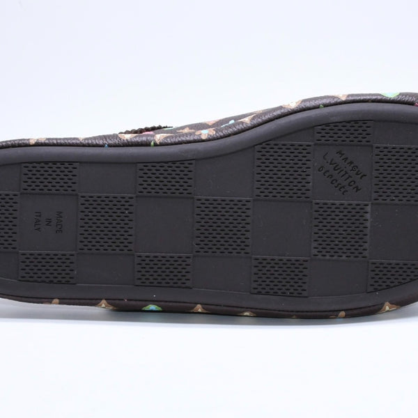 新品同様品 LOUIS VUITTON ルイヴィトン LV パレス ライン ミュール スリッパ サイズ3 モノグラム クラギー Tyler The Creator 中古 4a006367