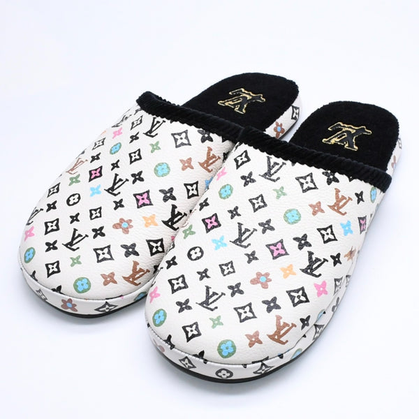新品同様品 LOUIS VUITTON ルイヴィトン LV パレス ライン ミュール スリッパ サイズ3 モノグラム クラギー Tyler The Creator 中古 4a006368