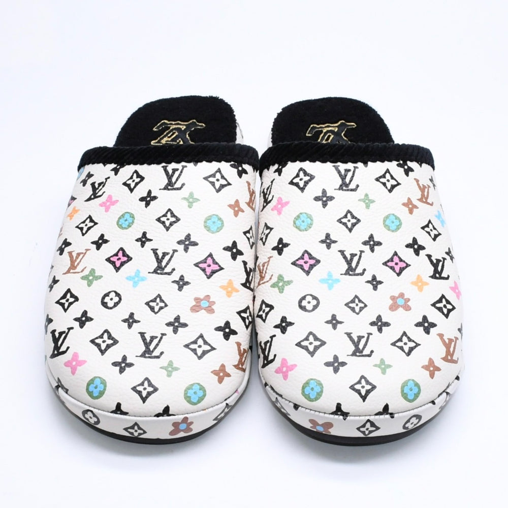 新品同様品 LOUIS VUITTON ルイヴィトン LV パレス ライン ミュール スリッパ サイズ3 モノグラム クラギー Tyler The Creator 中古 4a006368