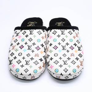 新品同様品 LOUIS VUITTON ルイヴィトン LV パレス ライン ミュール スリッパ サイズ3 モノグラム クラギー Tyler The Creator 中古 4a006368
