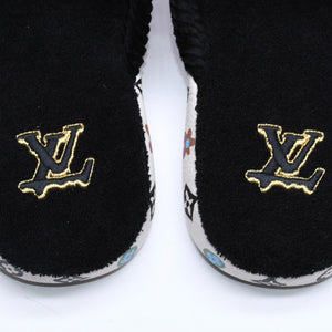 新品同様品 LOUIS VUITTON ルイヴィトン LV パレス ライン ミュール スリッパ サイズ3 モノグラム クラギー Tyler The Creator 中古 4a006368