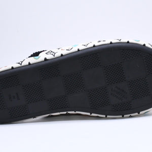 新品同様品 LOUIS VUITTON ルイヴィトン LV パレス ライン ミュール スリッパ サイズ3 モノグラム クラギー Tyler The Creator 中古 4a006368