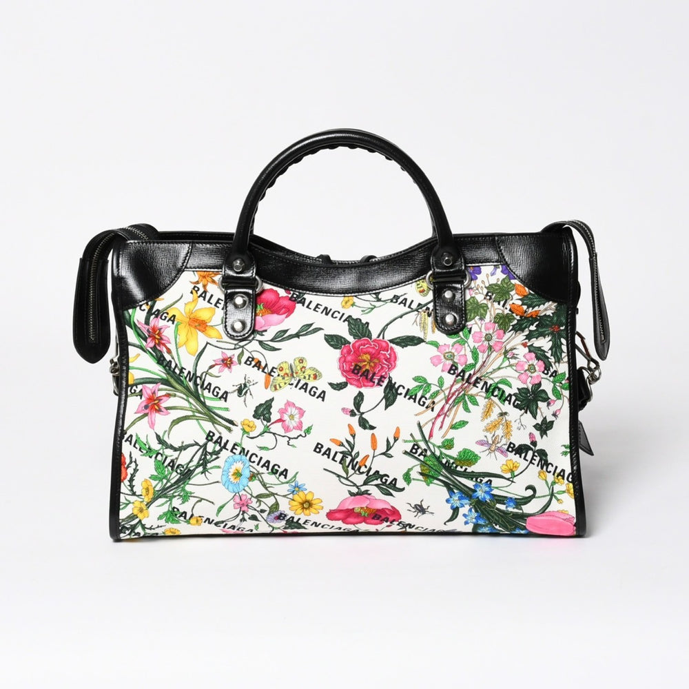 Like new GUCCI Gucci BALENCIAGA Balenciaga Neoclassic City The Hacker Project 681695 525040 White Multicolor Used 4a006045
