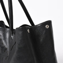 Load the image into the gallery viewer. 極美品 CHROME HEARTS クロムハーツ TOTE W SNP 3CEME スナップ トートバッグ セメタリークロスパッチ ダガー シルバー925 中古 4a006382