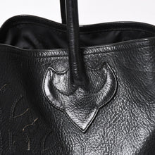 Load the image into the gallery viewer. 極美品 CHROME HEARTS クロムハーツ TOTE W SNP 3CEME スナップ トートバッグ セメタリークロスパッチ ダガー シルバー925 中古 4a006382