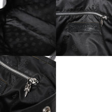 Load the image into the gallery viewer. 極美品 CHROME HEARTS クロムハーツ TOTE W SNP 3CEME スナップ トートバッグ セメタリークロスパッチ ダガー シルバー925 中古 4a006382