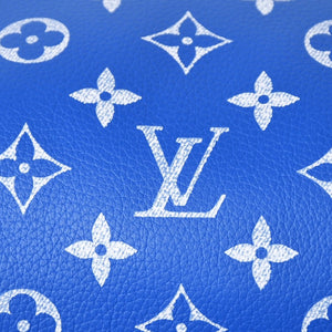 新品同様 LOUIS VUITTON ルイヴィトン スピーディ P9 バンドリエール 25 ボストンバッグ M24424 ブルー ホワイト 中古 4a006931