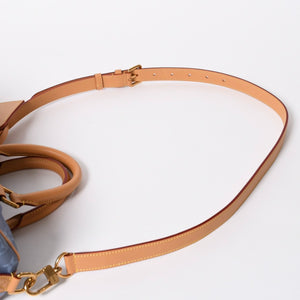 新品同様 LOUIS VUITTON ルイヴィトン スピーディ P9 バンドリエール 30 ハンドバッグ M28384 モノグラム シルクブルー 中古 4a006930