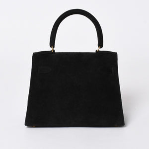 極美品 エルメス HERMES ミニケリー 20 ドブリスブラック ゴールド金具 外縫い 2WAY ショルダーバッグ 中古 4a006395