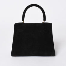 Load the image into the gallery viewer. 極美品 エルメス HERMES ミニケリー 20 ドブリスブラック ゴールド金具 外縫い 2WAY ショルダーバッグ 中古 4a006395