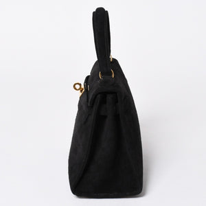 極美品 エルメス HERMES ミニケリー 20 ドブリスブラック ゴールド金具 外縫い 2WAY ショルダーバッグ 中古 4a006395