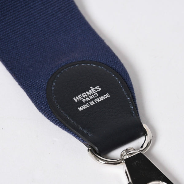 極美品 HERMES エルメス ケリー 50 ハンドバッグ ブルーインディゴ トゴ シルバー金具 中古 4a006446