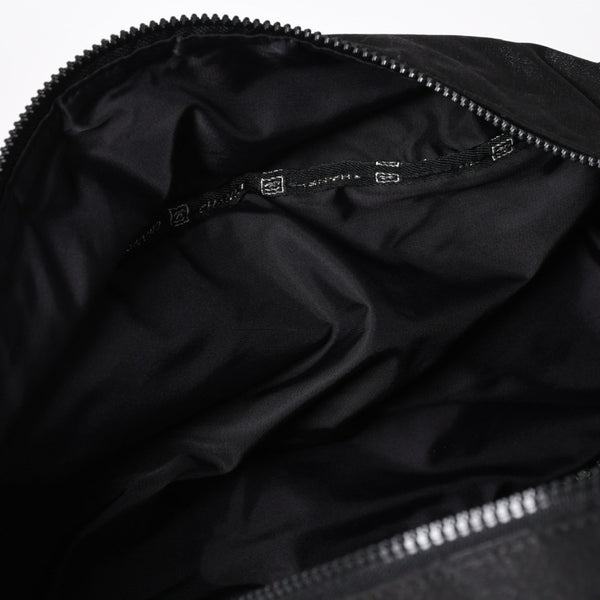 CHANEL シャネル スポーツライン ボストンバッグ ハンドバッグ キルティング 10番台 ブラック シルバー金具 美品 中古 4a006406