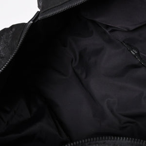 CHANEL シャネル スポーツライン ボストンバッグ ハンドバッグ キルティング 10番台 ブラック シルバー金具 美品 中古 4a006406